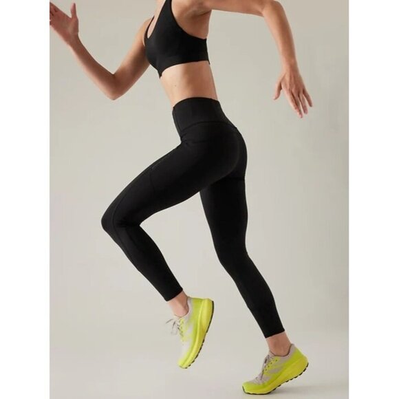 Athleta Rainier 7/8 Tights Black Leggings Small - Picture 4 of 11